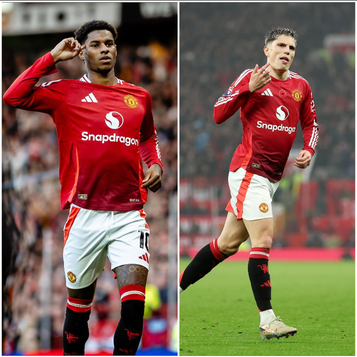 Marcus Rashford and Alejandro Garnacho excluded from Manchester United's squad against Manchester City due to recent performance concerns.